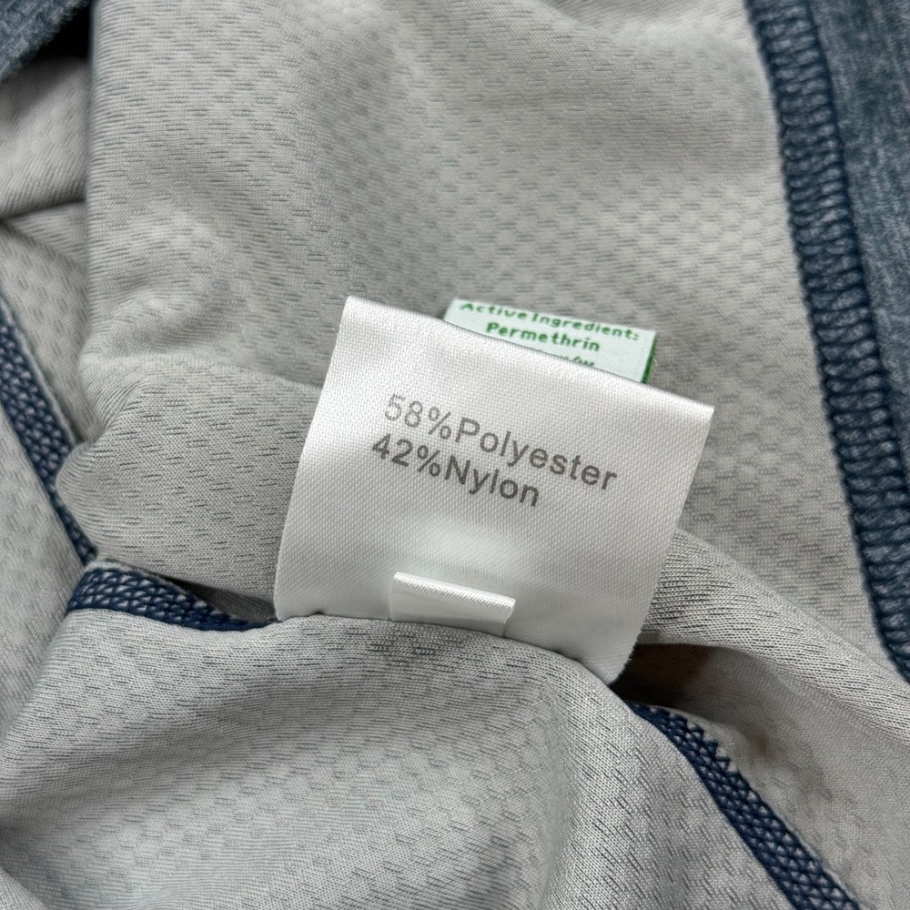 Simms Mens Blue Performance Bugstopper Insect Shi… - image 8